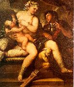  Luca  Giordano Venus, Cupid and Mars oil painting on canvas